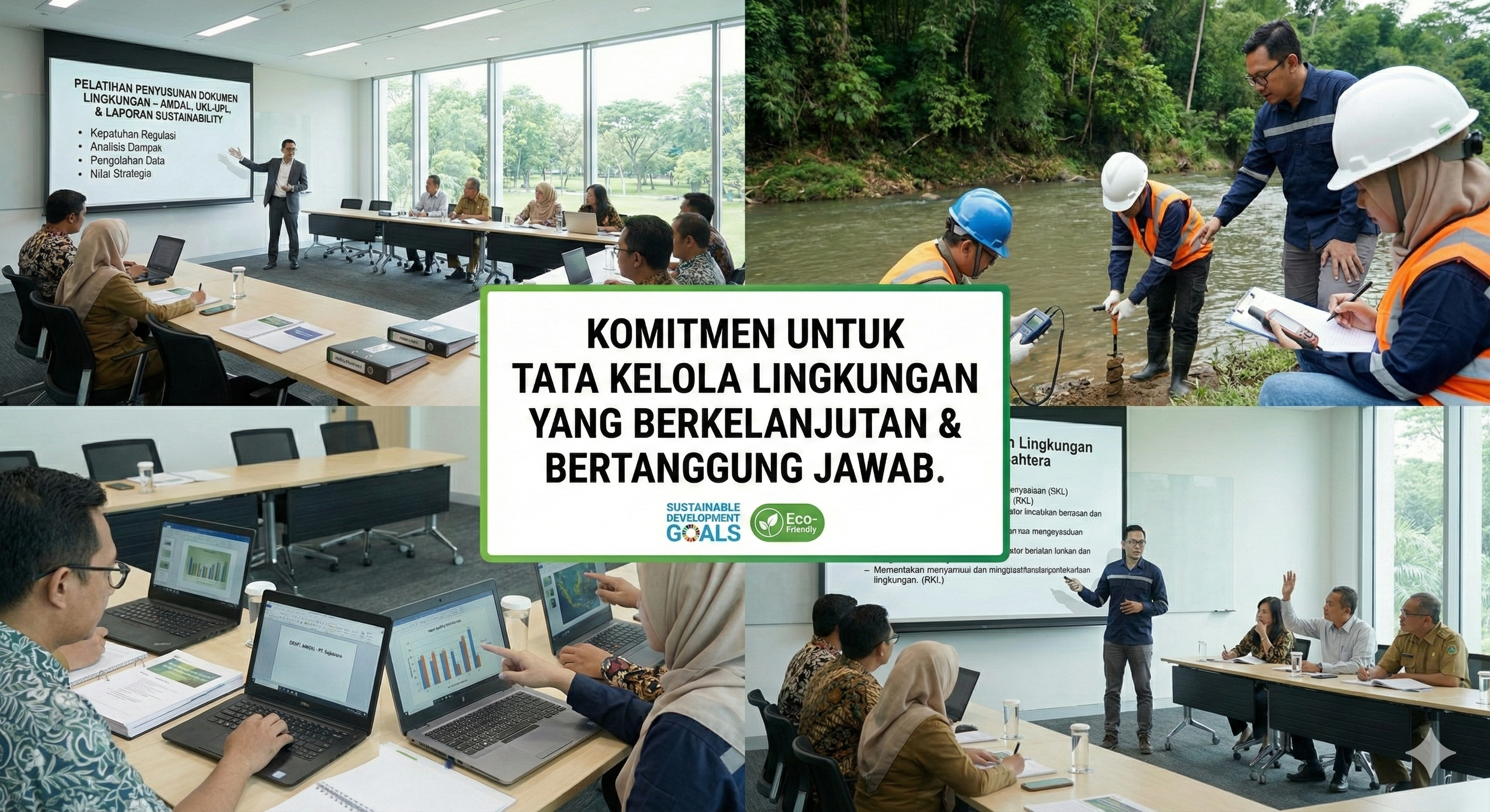 Pelatihan Penyusunan Dokumen Lingkungan (Laporan Sustainability, AMDAL, UKL–UPL)
